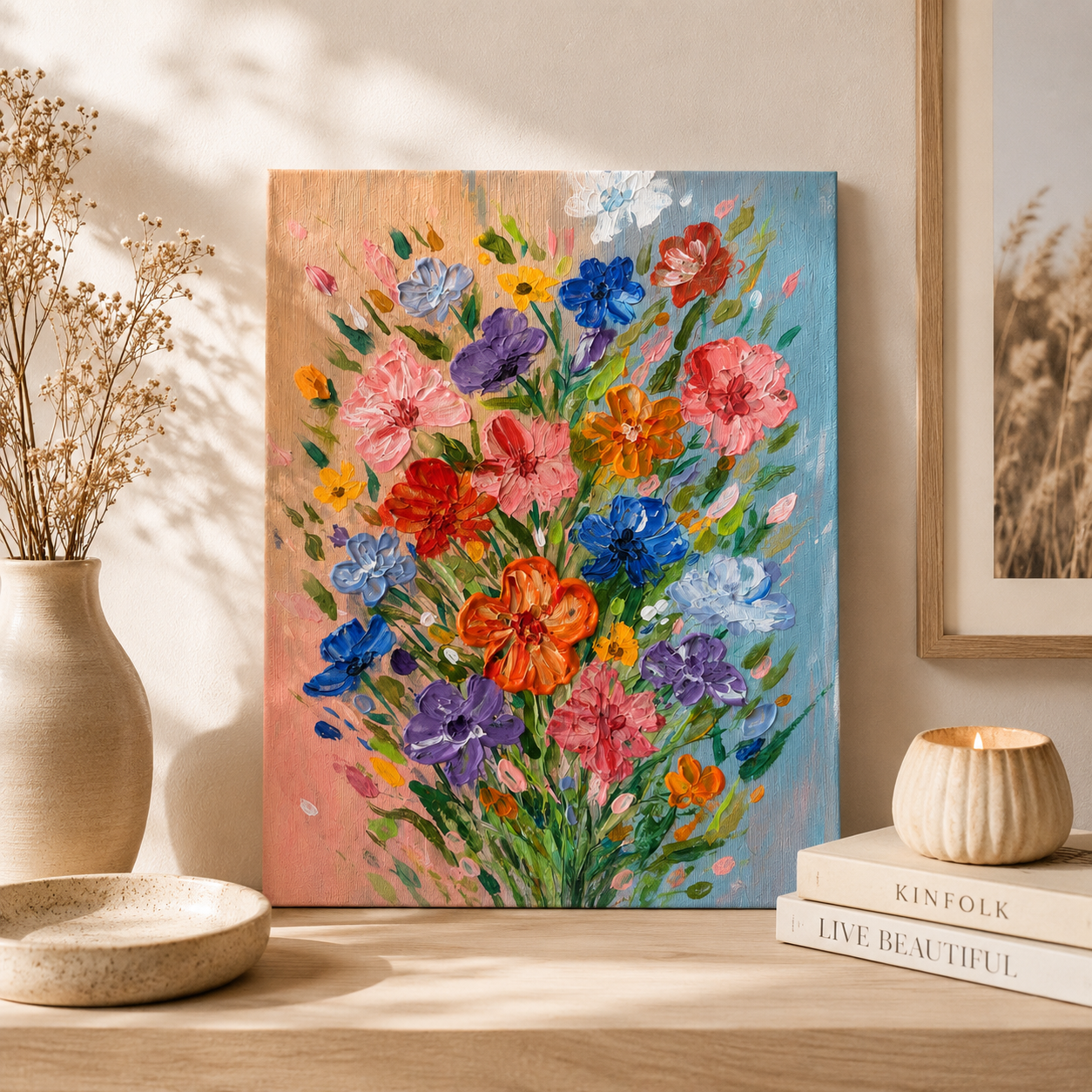 Original Acrylic Floral Painting – 8x10 | Art By Snay