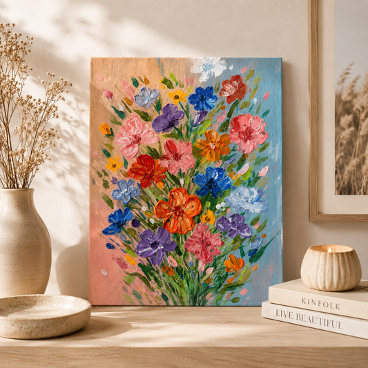 Original Acrylic Floral Painting – 8x10 | Art By Snay